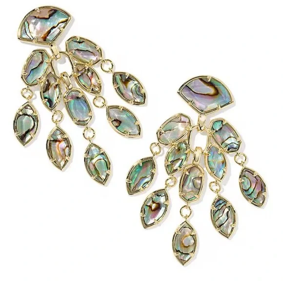 NWT- Kendra Scott Gwen Statement Earrings - Picture 3 of 5